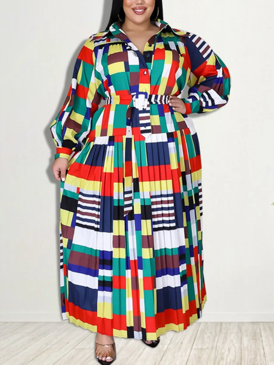 LW Autumn & Winter Women Oversize Long Sleeve Maxi Dresses Geometric Print Vintage Elegant Pleated Loose Dress XL-5XL
LW Autumn & Winter Women Oversize Long Sleeve Maxi Dresses Geometric Print Vintage Elegant Pleated Loose Dress XL-5XL