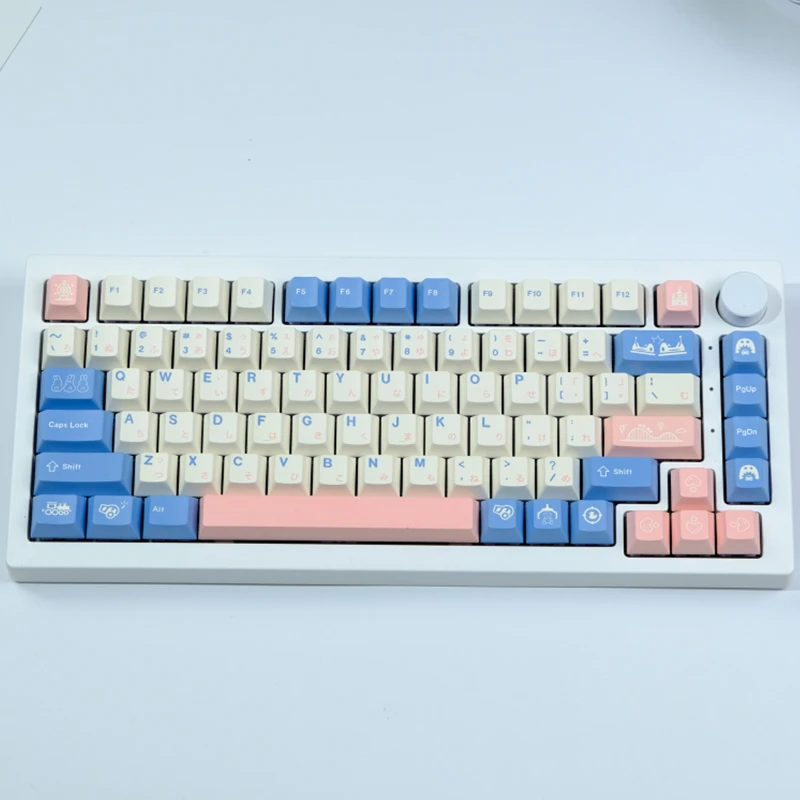 PBT Keycaps Cherry Profile Personalized Japanese English Keycap Dye Sublimation for 129 Keys Dreamland MX Mechanical Keyboard
PBT Keycaps Cherry Profile Personalized Japanese English Keycap Dye Sublimation for 129 Keys Dreamland MX Mechanical Keyboard