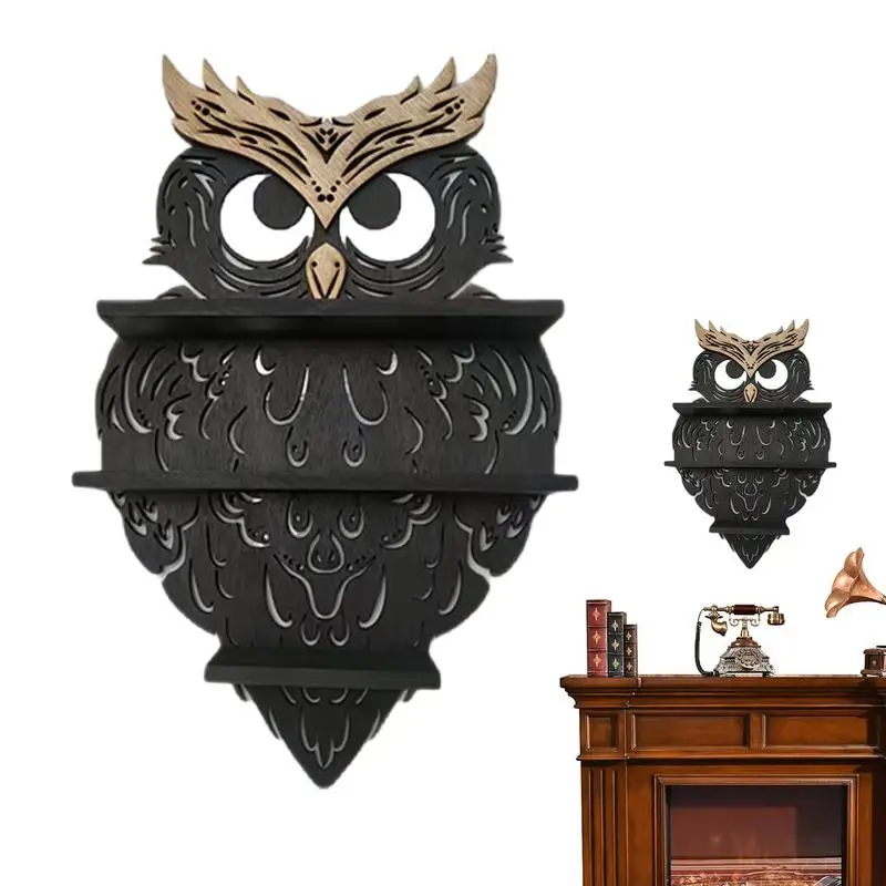 Rustic Display Rack Oil Storage With Owl Design Wooden Oil Display Shelf Display Decor Room Decoration Shelf For Dorm Room
Rustic Display Rack Oil Storage With Owl Design Wooden Oil Display Shelf Display Decor Room Decoration Shelf For Dorm Room