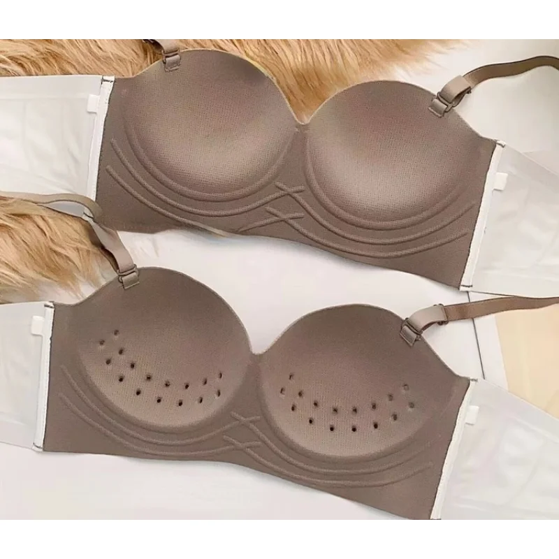 Summer Women's Strapless Bra with Breathable Thin Bra Slim Fit and Strapless Underwear
Summer Women's Strapless Bra with Breathable Thin Bra Slim Fit and Strapless Underwear