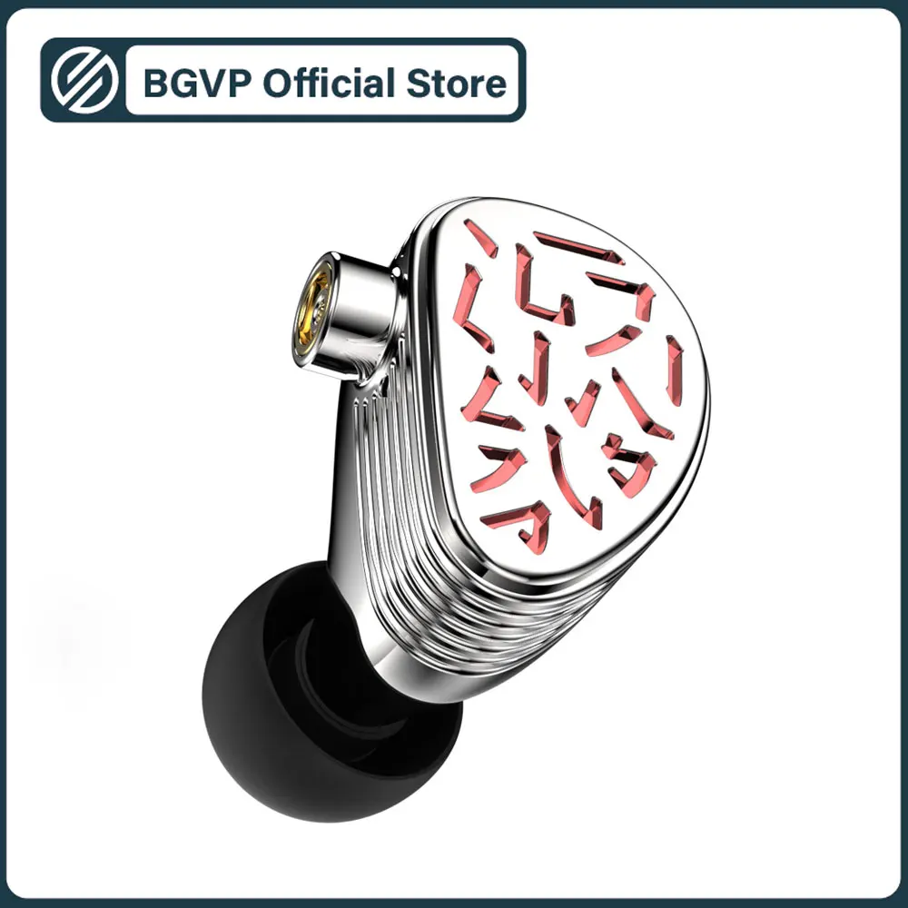 

BGVP THHIFI Character In Ear HiFi IEMs Earphone 1DD+ 1BA Hybrid Technology Metal Bass Music Headphoens Detachable Cable MMCX