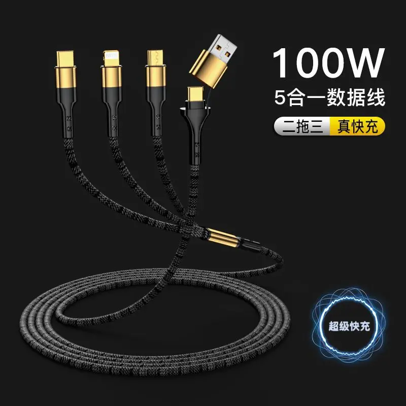 

3in1 Data USB Cable for iPhone Fast Charger Charging Cable For Android phone type c xiaomi huawei Samsung Charger Wire For iPad