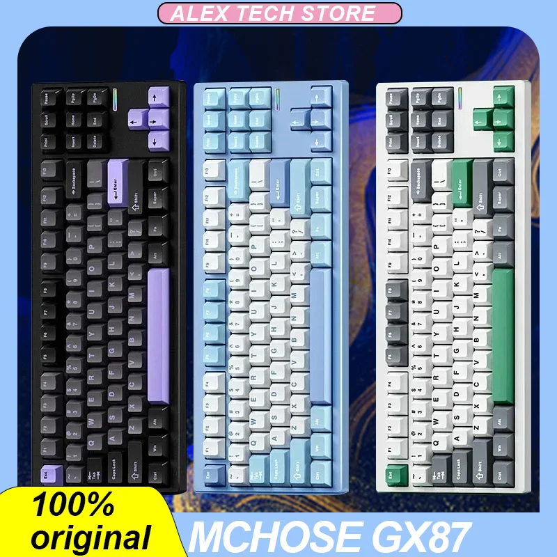Mchose Gx87 Mechanical Keyboard Tri-Mode Aluminum Alloy Wireless Bluetooth Hot Swap Gasket Rgb Customized Game Keyboard Pc Gift
Mchose Gx87 Mechanical Keyboard Tri-Mode Aluminum Alloy Wireless Bluetooth Hot Swap Gasket Rgb Customized Game Keyboard Pc Gift