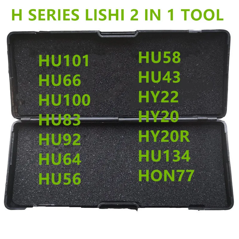 Инструмент Серии H Lishi 2 в 1, HU101, HU66, HU100, HU162T8, HU83, HU92, HU64, HU56, HU58, HU43, HY22, HY20, HY20R, HU134, HON77
Инструмент Серии H Lishi 2 в 1, HU101, HU66, HU100, HU162T8, HU83, HU92, HU64, HU56, HU58, HU43, HY22, HY20, HY20R, HU134, HON77