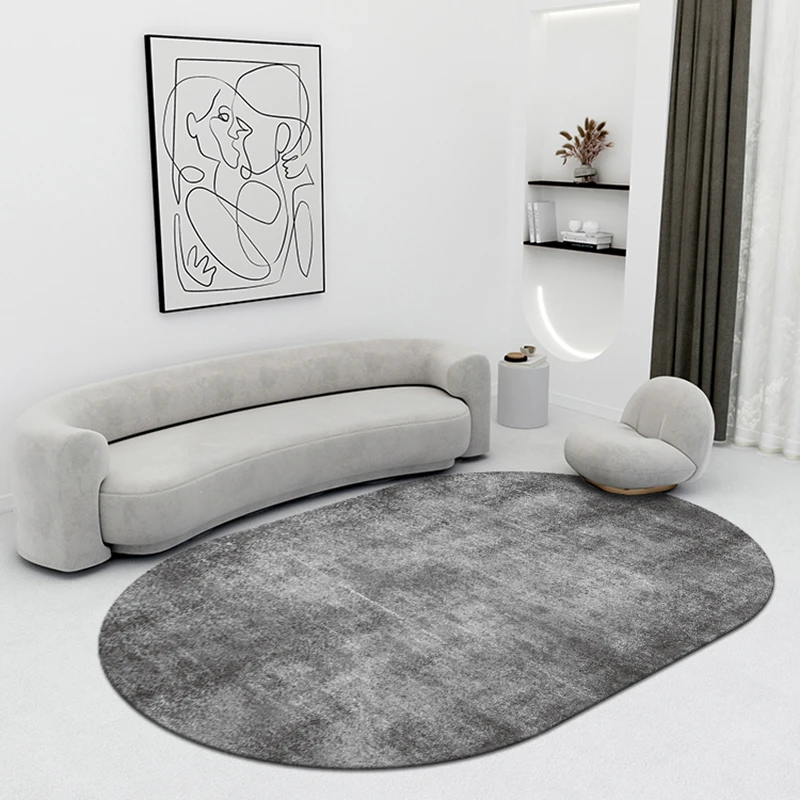 Simple Oval Carpet Living Room Sofa Coffee Table Mat Home Office Solid Color Rug Bedroom Bedside Non-slip Rugs Entry Porch Mat
Simple Oval Carpet Living Room Sofa Coffee Table Mat Home Office Solid Color Rug Bedroom Bedside Non-slip Rugs Entry Porch Mat