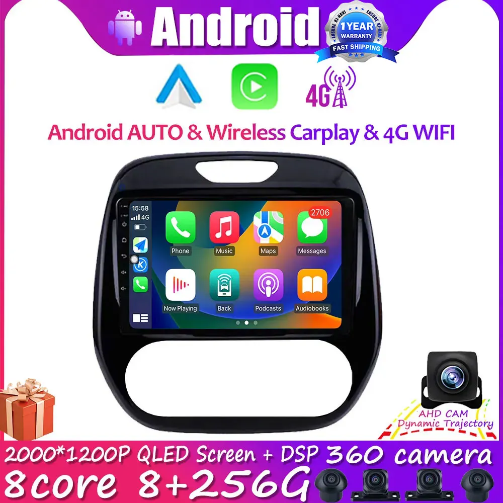 9'' BLUETOOTH IPS Car Radio For Renault Kaptur Captur 2016-2019 Android 14 Carplay Multimedia GPS Navigation With Raer View Cam
9'' BLUETOOTH IPS Car Radio For Renault Kaptur Captur 2016-2019 Android 14 Carplay Multimedia GPS Navigation With Raer View Cam
