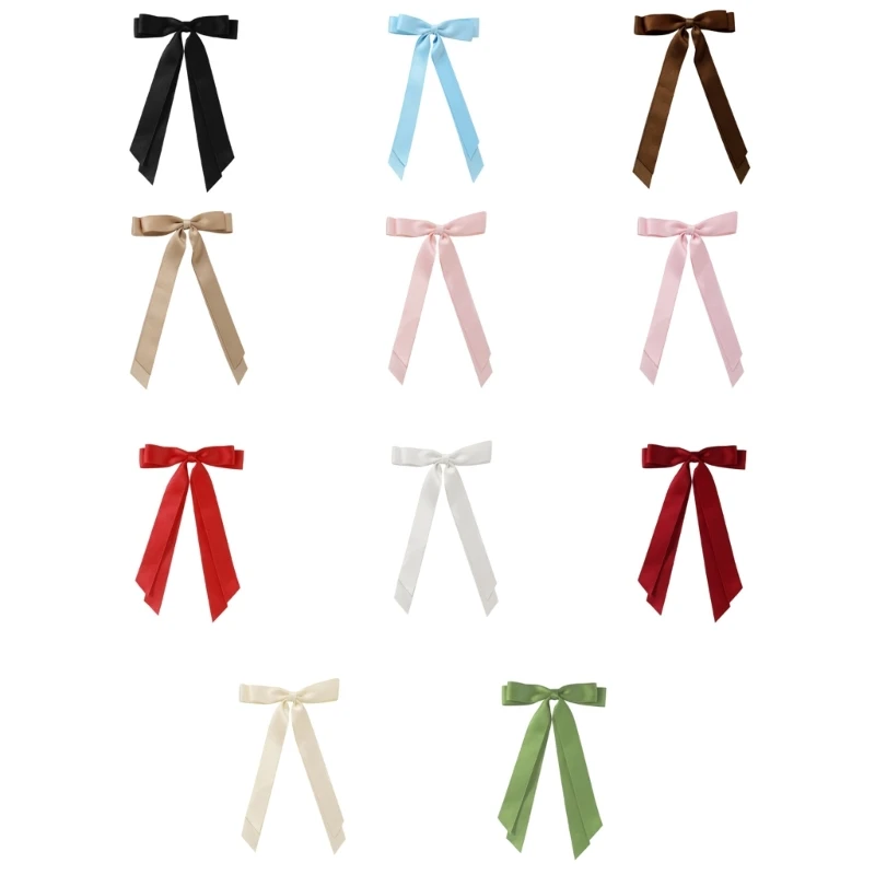 127D Sweet Girly Long Bow Hair Clip Bow Elegant 2000s-style Bow Bunches Accessories Sweet Balletcore
127D Sweet Girly Long Bow Hair Clip Bow Elegant 2000s-style Bow Bunches Accessories Sweet Balletcore