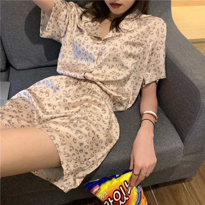 Pajama Sets Women Summer Lovely Strawberry-print Sweet Teens Korean Style Leisure Fashion Design Mujer Soft Simple Sleepwear Ins 101 S0d7272c5981a4408ad53124eab623ac3A