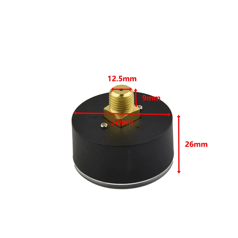 1/4\" BSP Thread 0-180PSI 0-12Bar 50mm For Air Pressure Gauge for For Air Compressor Small yet Accurate 0 180PSI 0 12Bar
1/4\" BSP Thread 0-180PSI 0-12Bar 50mm For Air Pressure Gauge for For Air Compressor Small yet Accurate 0 180PSI 0 12Bar