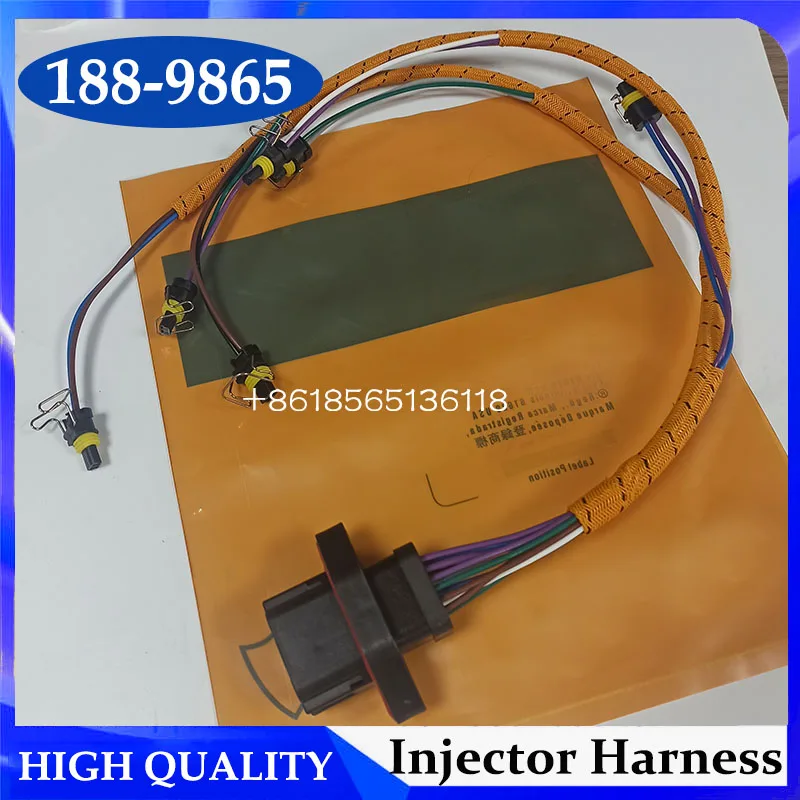 Excavator Parts Wire Harness For Caterpillar E330C C-9 EFI Engine Injector Wiring Harness 188-9865 1889865 
Excavator Parts Wire Harness For Caterpillar E330C C-9 EFI Engine Injector Wiring Harness 188-9865 1889865