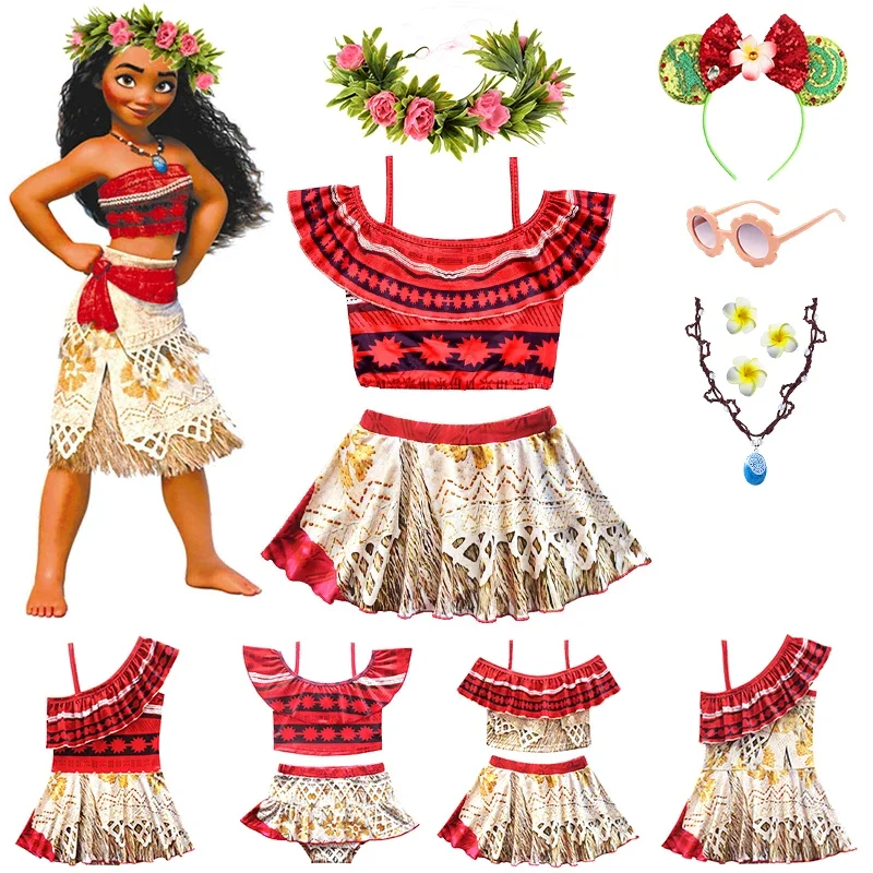 Summer Fairy Princess Moana Swimwear Girl Swimsuit Infant Baby Swimsuits Girls Beach Bikini Party Clothes Kids Bath Clothing Set
Summer Fairy Princess Moana Swimwear Girl Swimsuit Infant Baby Swimsuits Girls Beach Bikini Party Clothes Kids Bath Clothing Set