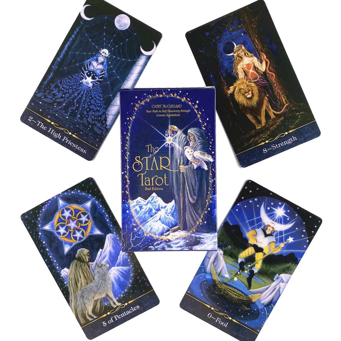 

2nd Edition The Star Tarot Deck Leisure Party Table Game High Quality Fortune-telling Prophecy Oracle Cards With PDF Guidebook