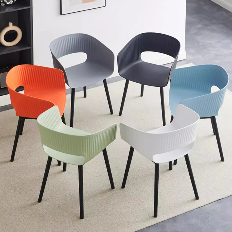 Minimalist Nordic Garden Dining Chairs Black Legs Designer Armrest Floor Chairs Living Room Lounge Meubles De Salon Furniture
Minimalist Nordic Garden Dining Chairs Black Legs Designer Armrest Floor Chairs Living Room Lounge Meubles De Salon Furniture