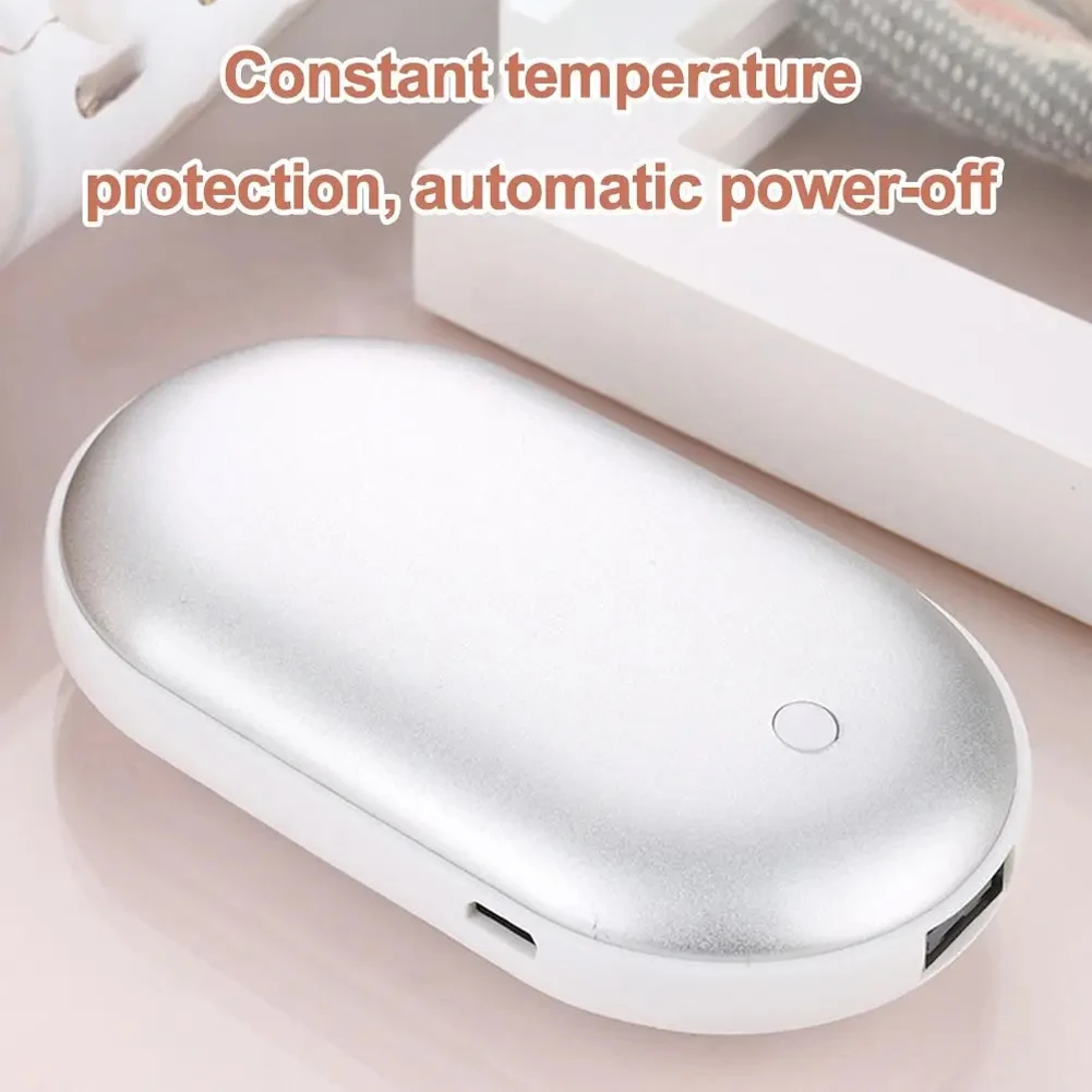 2 In 1 5000mAh Mini Hand Warmer Portable 5V 1A Winter Heater USB Rechargeable Pocket Charger Power Power Bank
2 In 1 5000mAh Mini Hand Warmer Portable 5V 1A Winter Heater USB Rechargeable Pocket Charger Power Power Bank