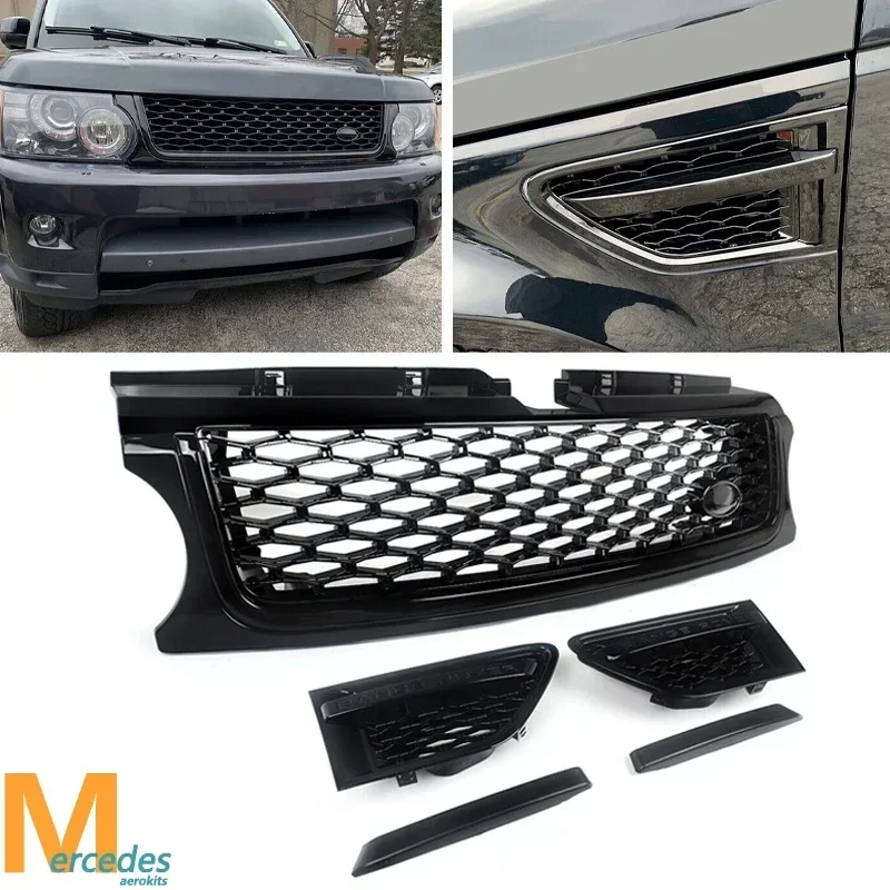 Для Land Rover Range Rover Sport 2010-2013 глянцевая черная передняя решетка вентиляционных отверстий
Для Land Rover Range Rover Sport 2010-2013 глянцевая черная передняя решетка вентиляционных отверстий