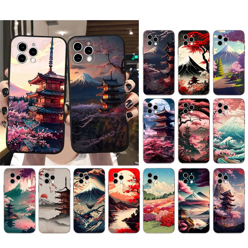 Japanese Aesthetic Mount Fuji Landscape Phone Case For iphone 15 14 Pro Max 13 12 11 Pro Max XSMax XR 12 13 mini 14 Plus Shell 
Japanese Aesthetic Mount Fuji Landscape Phone Case For iphone 15 14 Pro Max 13 12 11 Pro Max XSMax XR 12 13 mini 14 Plus Shell