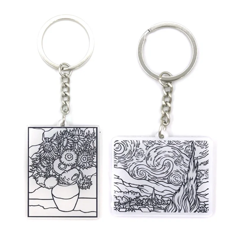 Van gogh Creative Painting Anime keychain Badge Holder ID Card Lanyards Mobile Phone Rope Key Keychain Key Ring Decorations
Van gogh Creative Painting Anime keychain Badge Holder ID Card Lanyards Mobile Phone Rope Key Keychain Key Ring Decorations