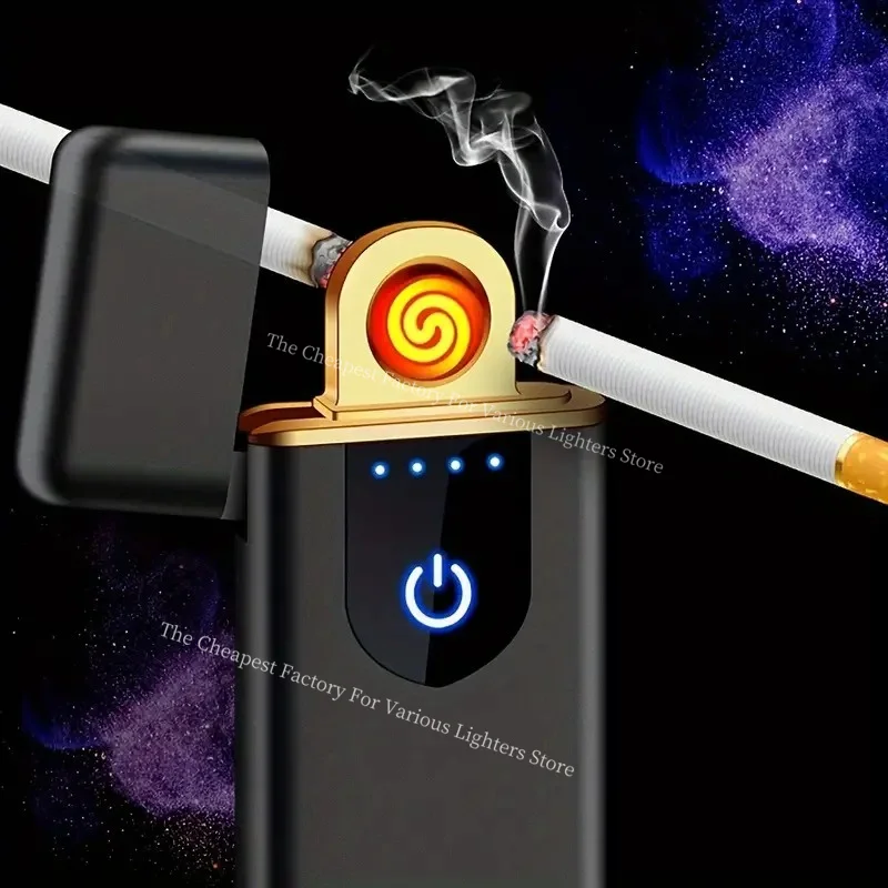 2024 Newest Electric Lighter USB Rechargeable Flameless Cigarette Lighter Rechargeable Touch Sensor Cigarette Lighter Windproof
2024 Newest Electric Lighter USB Rechargeable Flameless Cigarette Lighter Rechargeable Touch Sensor Cigarette Lighter Windproof