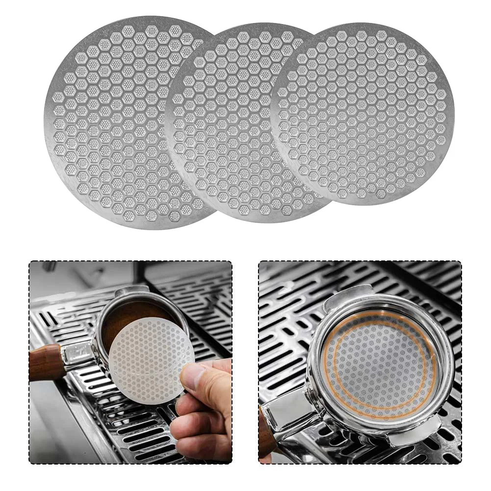 Reusable 51 53 58mm Espresso Puck Screen Double Layer Metal Coffee For Portafilter Coffee Puck Screen Basket Coffeeware
Reusable 51 53 58mm Espresso Puck Screen Double Layer Metal Coffee For Portafilter Coffee Puck Screen Basket Coffeeware