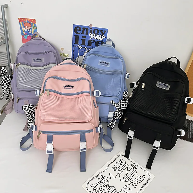 2022 Fashion Multipocket Waterproof Nylon Backpack Teenage Girl Travel Bag Boys And Girls Preppy Style Schoolbag Book Mochila
2022 Fashion Multipocket Waterproof Nylon Backpack Teenage Girl Travel Bag Boys And Girls Preppy Style Schoolbag Book Mochila