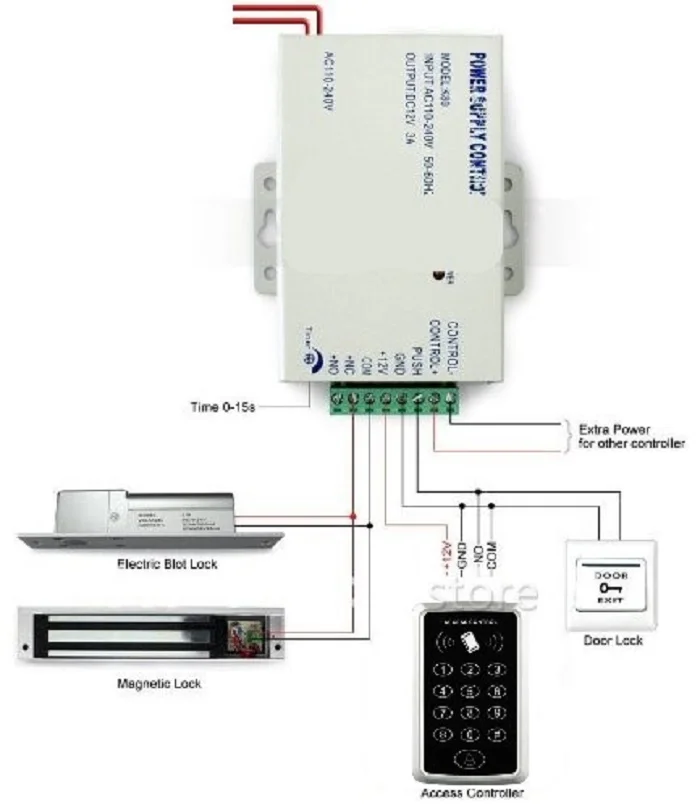 Door Access Control Kit 125KHz RFID Lock Control for Door Use Electric Bolt Lock Magnetic Lock Switch And Power Supply
Door Access Control Kit 125KHz RFID Lock Control for Door Use Electric Bolt Lock Magnetic Lock Switch And Power Supply