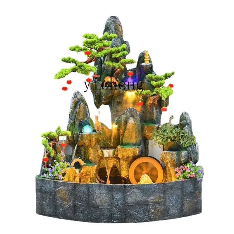 XL Large Chinese Style Artificial Mountain and Fountain Decoration Courtyard Fish Pond Humidification Landscape Decoration 
XL Large Chinese Style Artificial Mountain and Fountain Decoration Courtyard Fish Pond Humidification Landscape Decoration