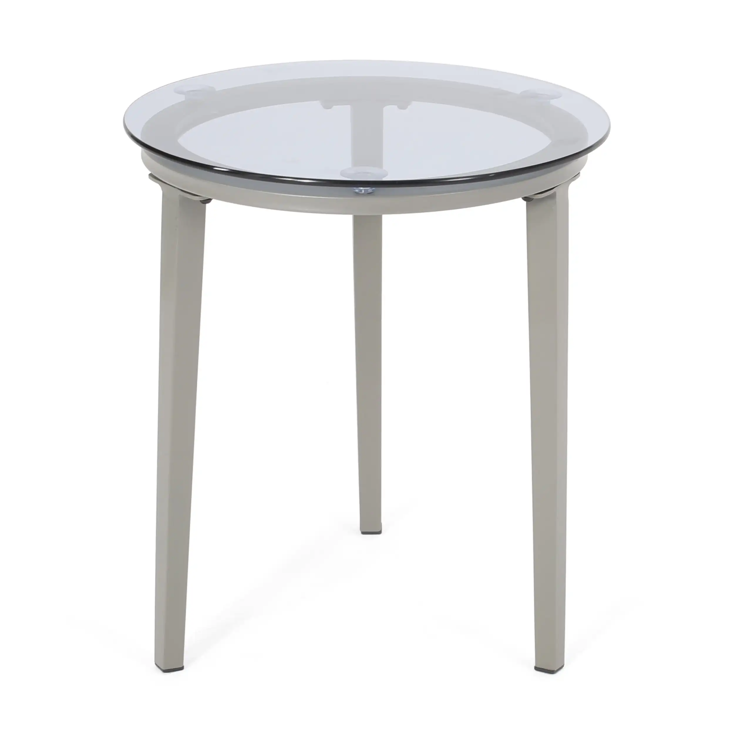 Luxurious Refined Fashionable and Elegant Outdoor Modern Side Table with Tempered Glass Top Gray
Luxurious Refined Fashionable and Elegant Outdoor Modern Side Table with Tempered Glass Top Gray