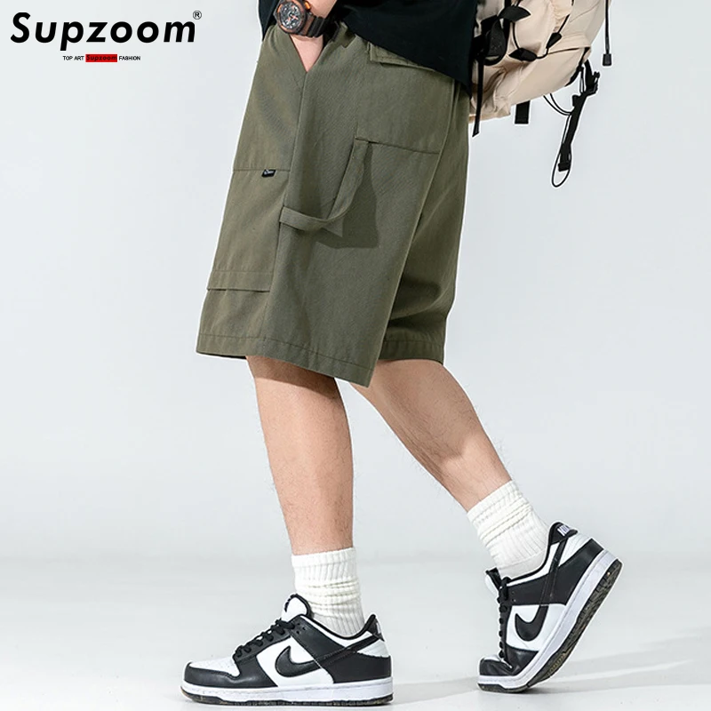 Supzoom 2020 New Arrival Fashion Shorts Men Mid Elastic Waist Letter Pockets Popular Logo Tooling Summer Loose Of Male Casual 
Supzoom 2020 New Arrival Fashion Shorts Men Mid Elastic Waist Letter Pockets Popular Logo Tooling Summer Loose Of Male Casual