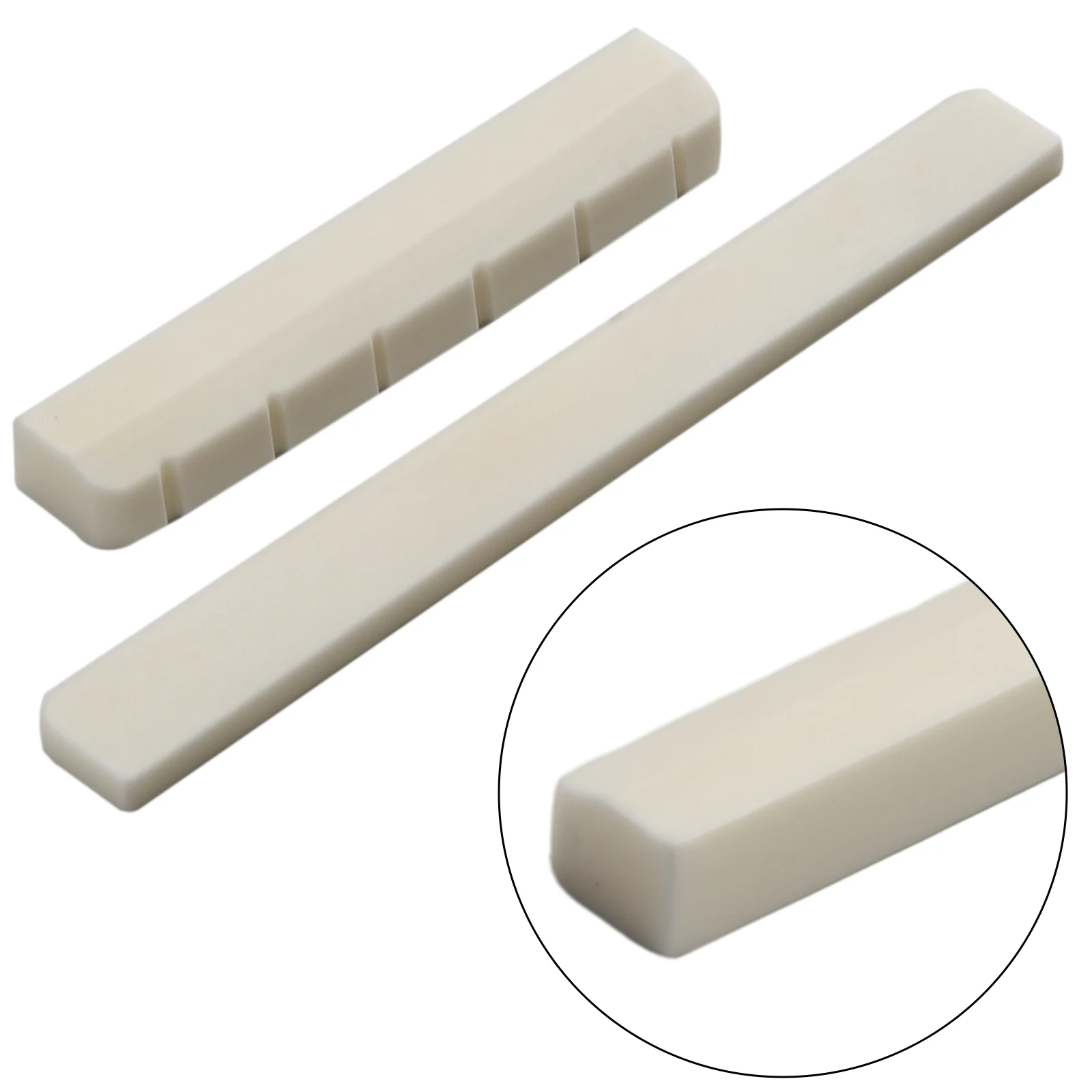 1pc/set 6 String Classical Guitar Bridge Saddle Nut Parts 80/52mm Real Bone White Nut Saddle Basses Guitar Parts Accessories
1pc/set 6 String Classical Guitar Bridge Saddle Nut Parts 80/52mm Real Bone White Nut Saddle Basses Guitar Parts Accessories