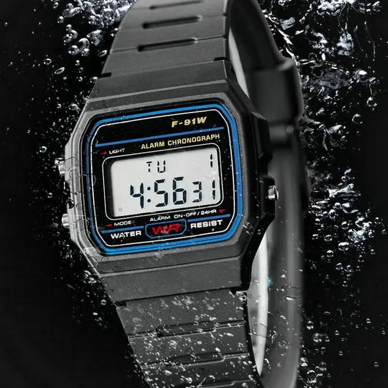 F91W LED Digital Watches Women Silicone Watch Men Sports Military Wristwatches Square Wristband Electronic Clock Reloj Hombre
F91W LED Digital Watches Women Silicone Watch Men Sports Military Wristwatches Square Wristband Electronic Clock Reloj Hombre