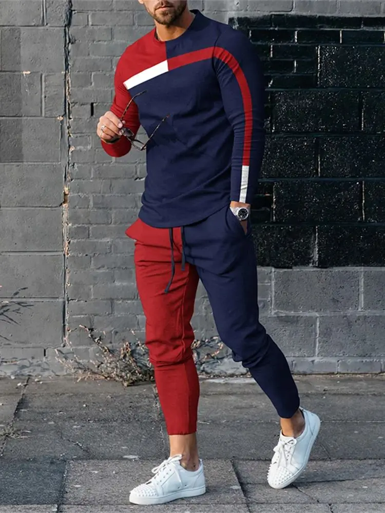 2023 New Casual Fashion Mens Two Piece Sets Graphic Printed T-Shirts Slim Pants Suits Spring And Autumn Sportswear Man Clothing
2023 New Casual Fashion Mens Two Piece Sets Graphic Printed T-Shirts Slim Pants Suits Spring And Autumn Sportswear Man Clothing
