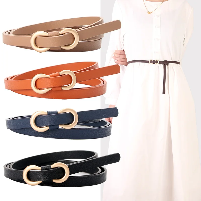 New Women's Belt Simple 8-button All-match Shirt Dress Narrow Belt No Hole Pu Decorative Thin Belt
New Women's Belt Simple 8-button All-match Shirt Dress Narrow Belt No Hole Pu Decorative Thin Belt