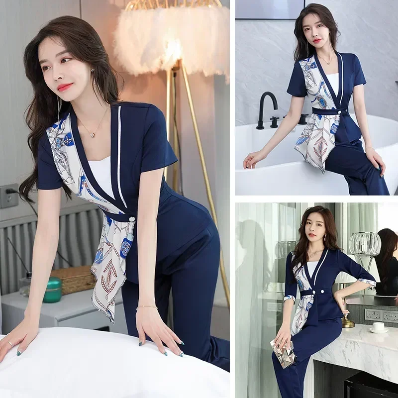 Waiter Beautician Desk Spa Cafe Uniform Salon Woman Hotel Nail Sexy For Massage Work Restaurant Clothes Esthetic Beauty Outfit
Waiter Beautician Desk Spa Cafe Uniform Salon Woman Hotel Nail Sexy For Massage Work Restaurant Clothes Esthetic Beauty Outfit