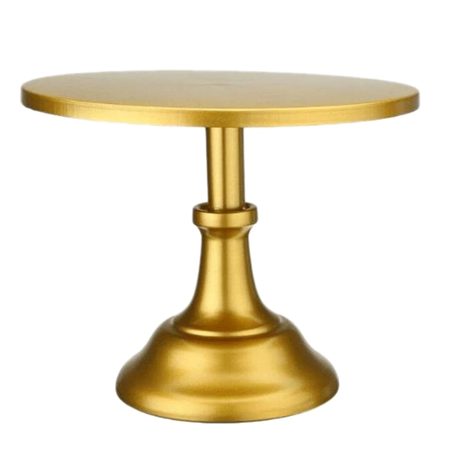 

Metal Iron Cake Stand Round Pedestal Dessert Holder Cupcake Display Rack Bakeware for Birthday Wedding Party (Gold)