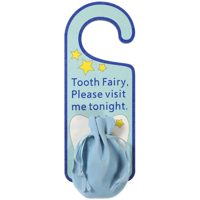 Tooth Fairy Door Hanger with Bags Tooth Decoration Chair Unique Design Fun and Practical Addition Meaningful Gift
Tooth Fairy Door Hanger with Bags Tooth Decoration Chair Unique Design Fun and Practical Addition Meaningful Gift