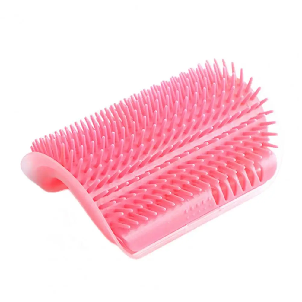 

Cat Self Brush Cat Self Groomer with Wall Corner Scratcher Massage Brush for Indoor Cats Tool for Long Short Fur Kittens Puppies