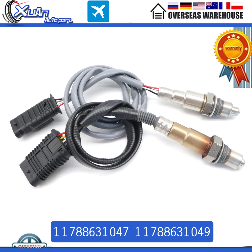 

11788631047 11788631049 Car Up+Downstream Air Fuel Ratio Lambda O2 Oxygen Sensor For BMW F20 G30 G31 G11 G01 F22 F30 F31