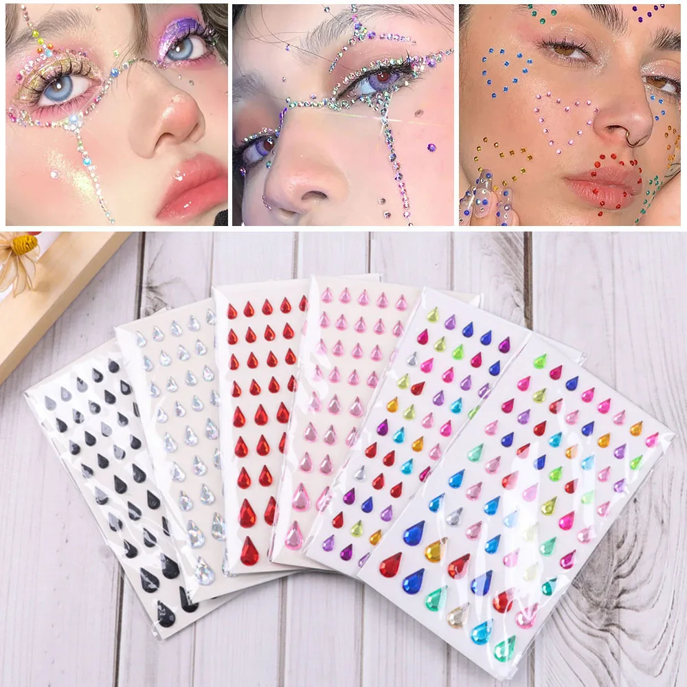 Eyes Face Festival DIY Body Crystal Gems Tattoo Adhesive Rhinestone Nail Art Decoration Acrylic Eyeshadow Sticker Makeup Diamond
Eyes Face Festival DIY Body Crystal Gems Tattoo Adhesive Rhinestone Nail Art Decoration Acrylic Eyeshadow Sticker Makeup Diamond