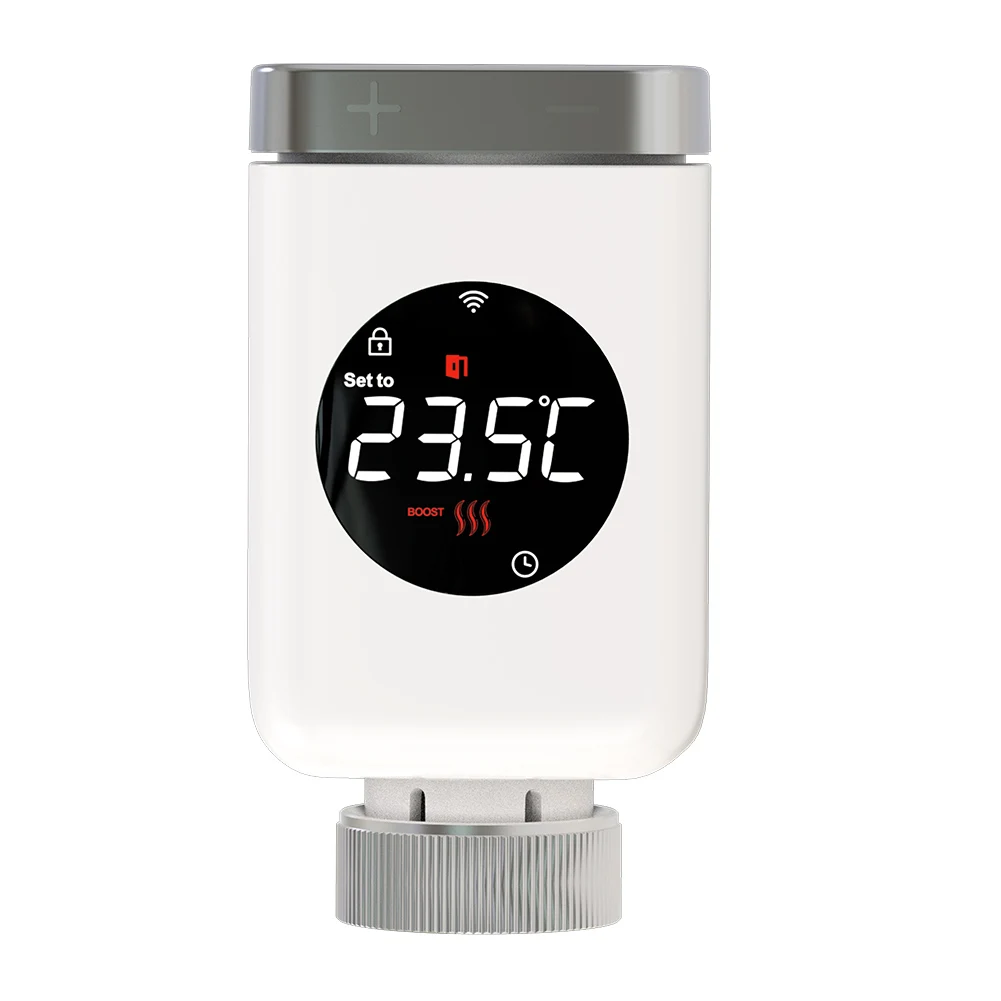 Wifi Smart Home Thermostat Room Temperature Control Smart Thermostatic Radiator Valve Energy-Saving LCD Display
Wifi Smart Home Thermostat Room Temperature Control Smart Thermostatic Radiator Valve Energy-Saving LCD Display