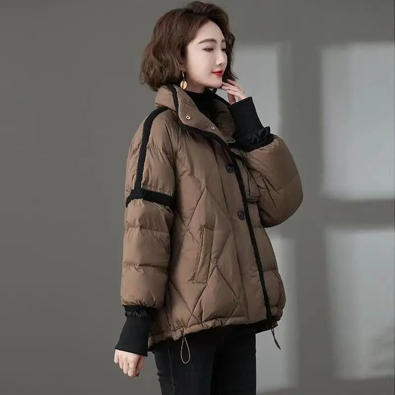 2023 Women's Winter Fashion Loose Cotton-padded Coats Female Solid Color Parkas Jackets Ladies Casual Warm Overcoats S380
2023 Women's Winter Fashion Loose Cotton-padded Coats Female Solid Color Parkas Jackets Ladies Casual Warm Overcoats S380