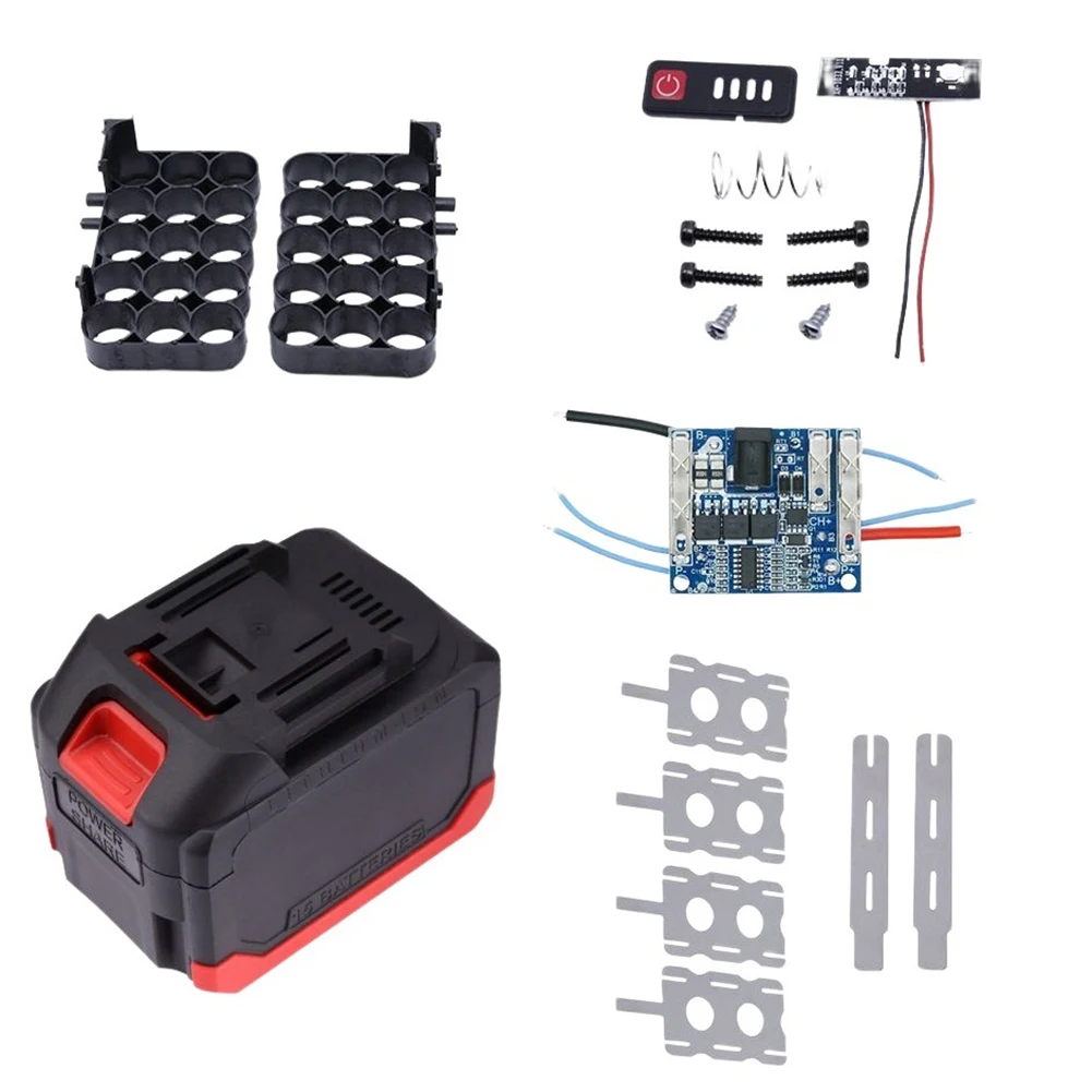 PlaPlastic Battery Case Storage Box Shell PCB Charging Board For MAKITA Power Tool 10 Cores/15 Cores/20 Cores
PlaPlastic Battery Case Storage Box Shell PCB Charging Board For MAKITA Power Tool 10 Cores/15 Cores/20 Cores