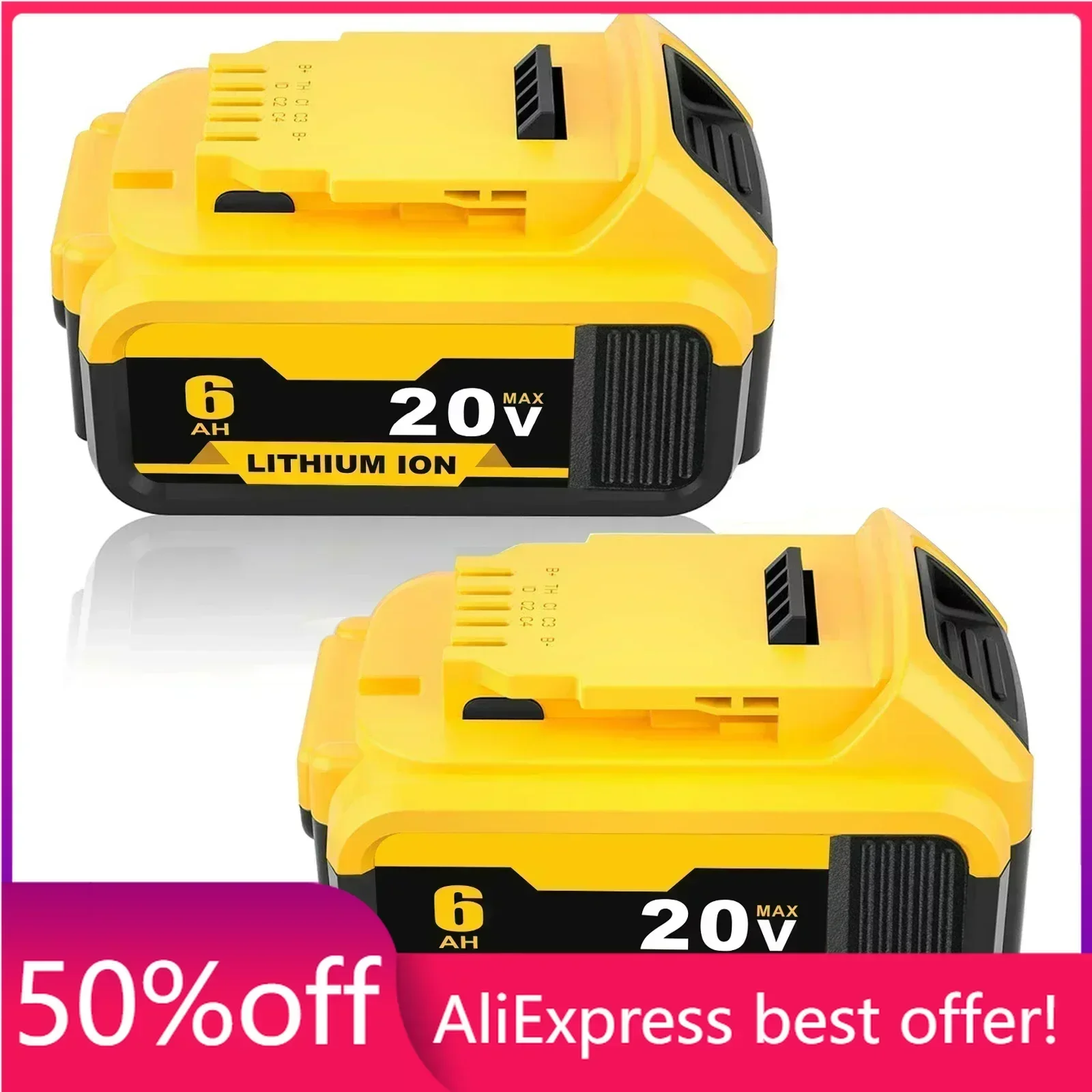 DCB205 18 Volt Replacement Lithium Battery Compatible with Dewalt 20V XR Max DCB206 DCB205-2 DCB204 DCB200 DCB201 DCB203 DCB185
DCB205 18 Volt Replacement Lithium Battery Compatible with Dewalt 20V XR Max DCB206 DCB205-2 DCB204 DCB200 DCB201 DCB203 DCB185