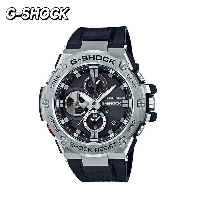 

New G-SHOCK Men's Watch GST-B100 Sports Waterproof LED Lighting Multifunction Automatic Calendar Alarm Week Stopwatch Men Watch.