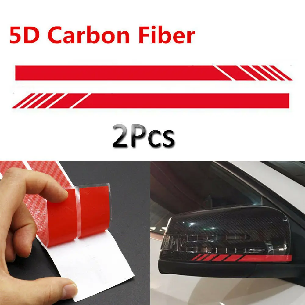 2pcs 5D Sticker Stripe Decal Non Fading Fashion Color Stripe Car Sticker Racing Strips Side Rear View Mirror Decor Decal Car
2pcs 5D Sticker Stripe Decal Non Fading Fashion Color Stripe Car Sticker Racing Strips Side Rear View Mirror Decor Decal Car