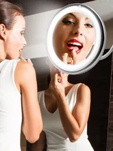 Led Makeup Mirror 10X Magnifying Collapsible Vanity Looking Glass 360 Rotation Multifunction Bathroom Dress Up Shaving Mirror
Led Makeup Mirror 10X Magnifying Collapsible Vanity Looking Glass 360 Rotation Multifunction Bathroom Dress Up Shaving Mirror