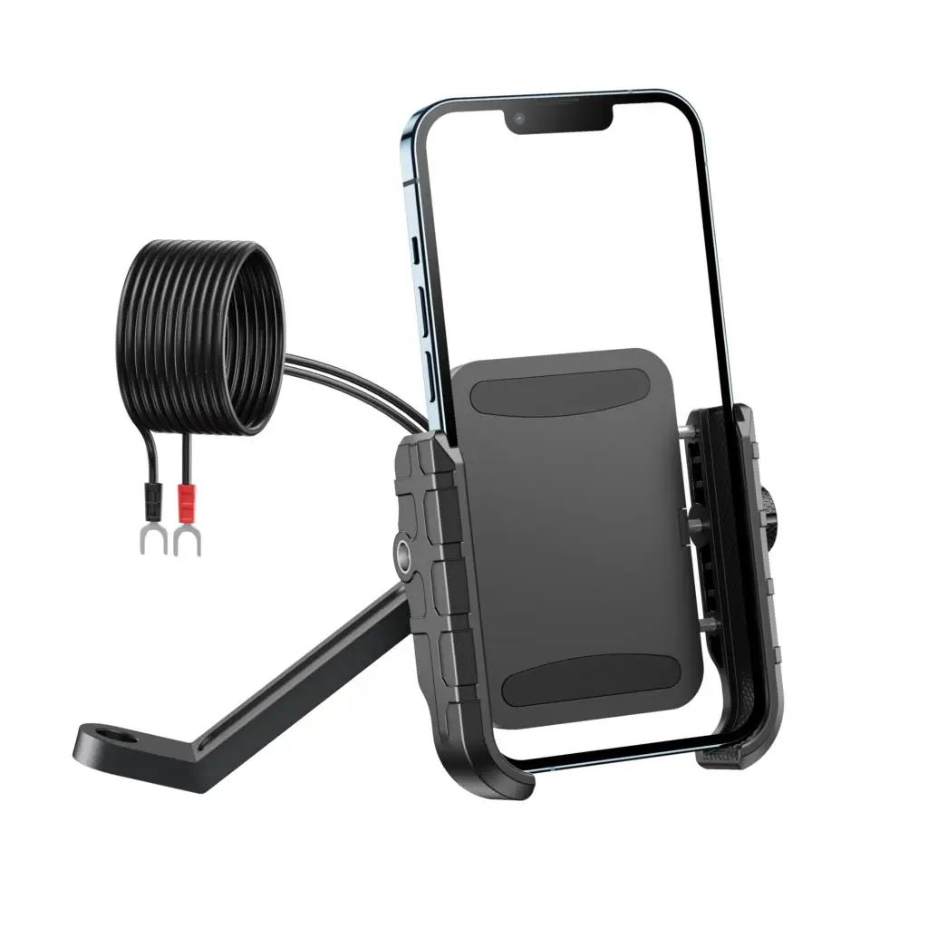 Motorcycle Phone Holder for Motorcycle Rearview Mirror Mobile Stand Bracket with USB Charging Port Universal Phone Mount
Motorcycle Phone Holder for Motorcycle Rearview Mirror Mobile Stand Bracket with USB Charging Port Universal Phone Mount