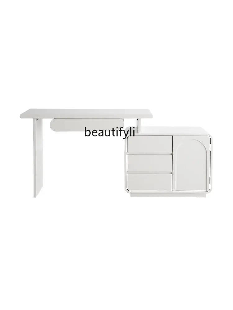

Nordic Dressing Table Bedroom Modern Minimalist Small Makeup Table Storage Cabinet Integrated Dresser