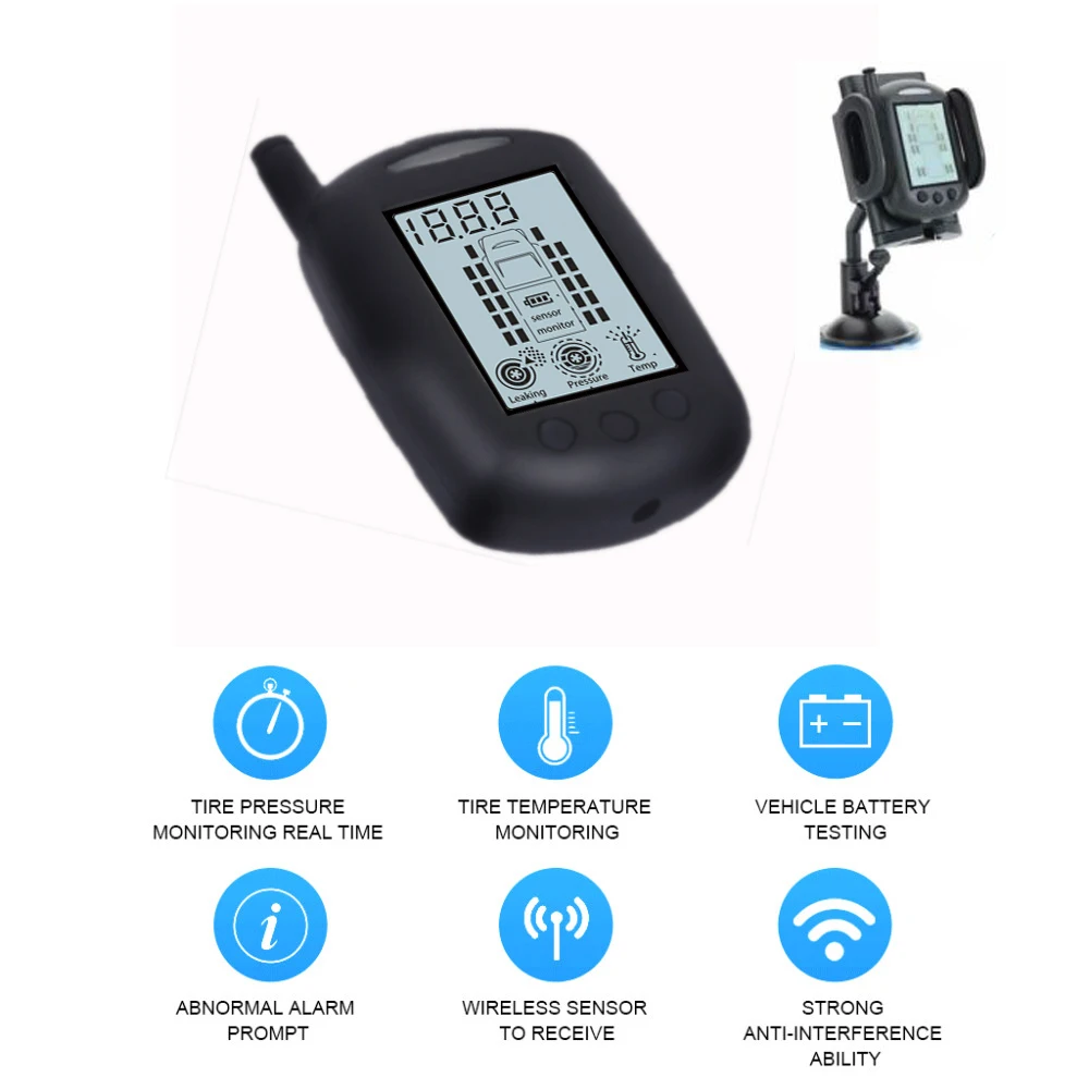 Supplier Wholesale Auto Truck TPMS Wireless Tire Pressure Monitoring System with 6 external sensors can match up to 22 tyres | Инструменты