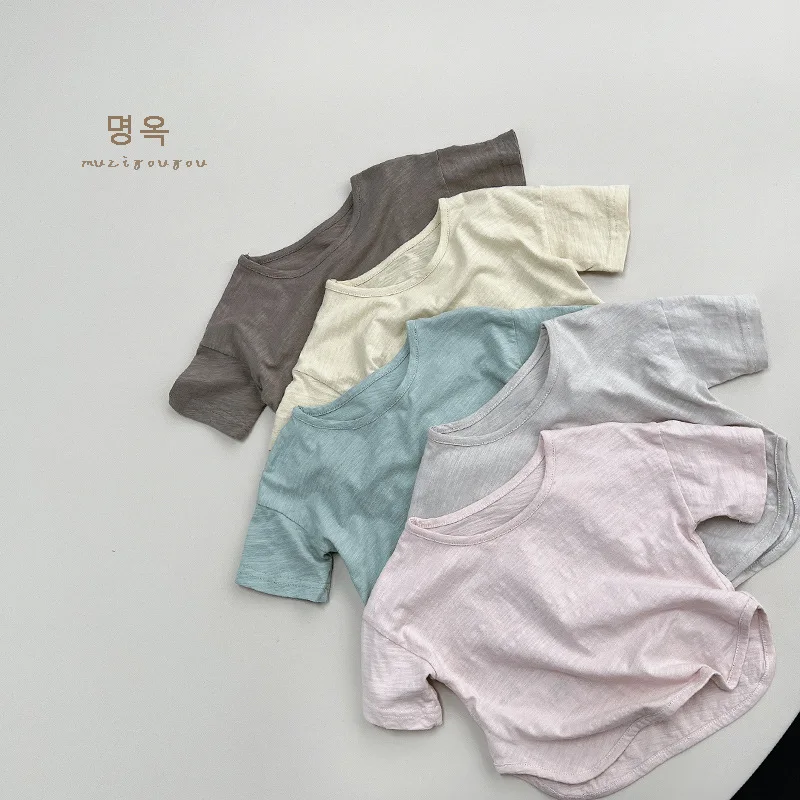 Cream 2023 Summer New Product Children's Short Sleeve Boys' T-shirt Girls' All Cotton Children's Wear
Cream 2023 Summer New Product Children's Short Sleeve Boys' T-shirt Girls' All Cotton Children's Wear