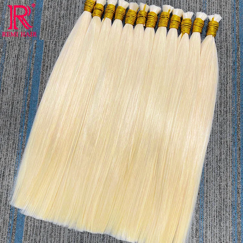 REMI 100% Real Human Hair Extensions Seamless Hair Blond Hair Bulk No Weft Hair Straight Hair Original Vietnamese Virgin Hair
REMI 100% Real Human Hair Extensions Seamless Hair Blond Hair Bulk No Weft Hair Straight Hair Original Vietnamese Virgin Hair